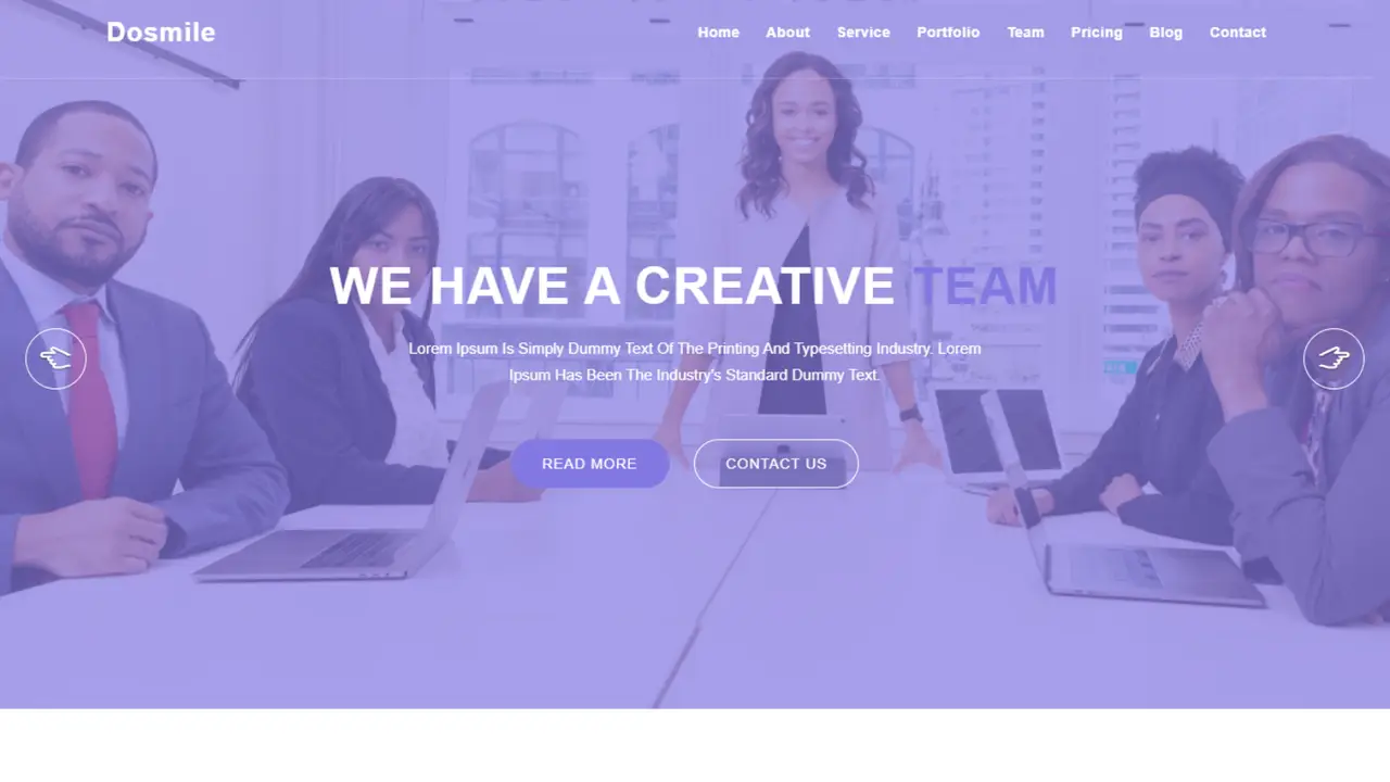 Dosmile Consulting & Business HTML5 Template