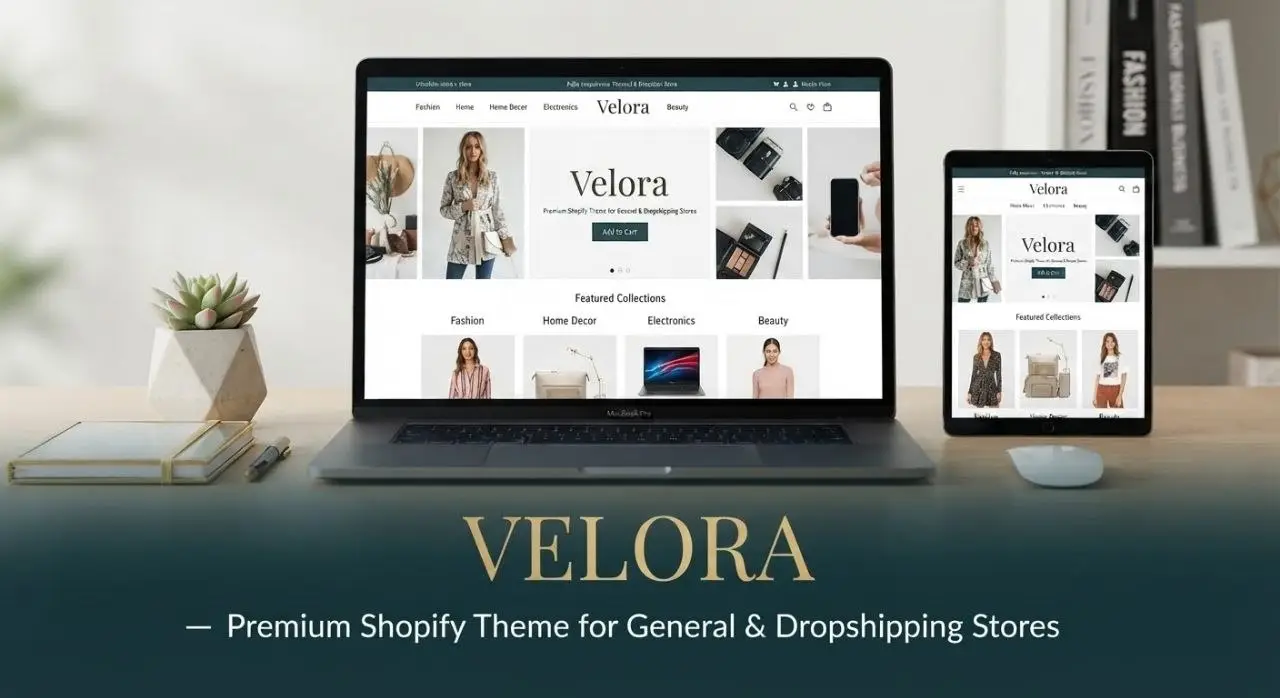 Velora – Premium Shopify-Theme für allgemeine und Dropshipping-Shops