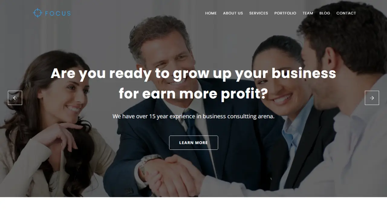 Focus Digital Agency HTML5 Template