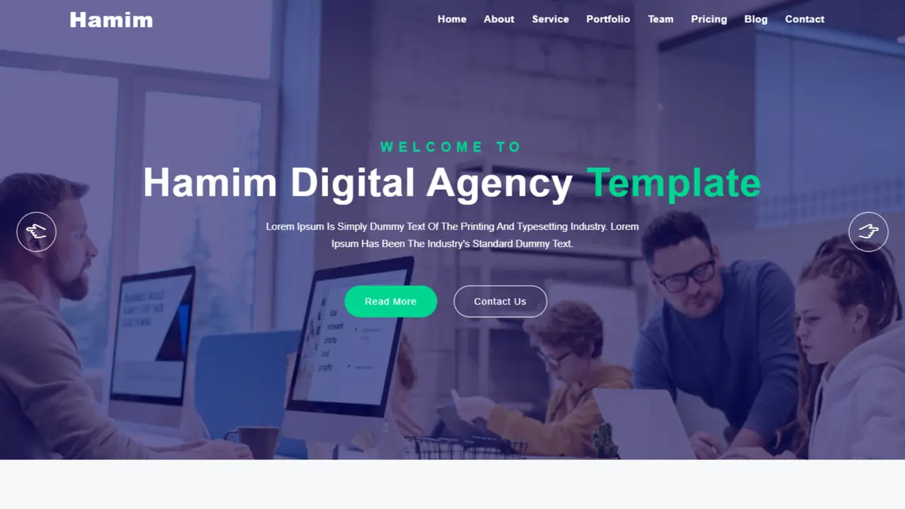 Hamim Digital Agency HTML5 Template
