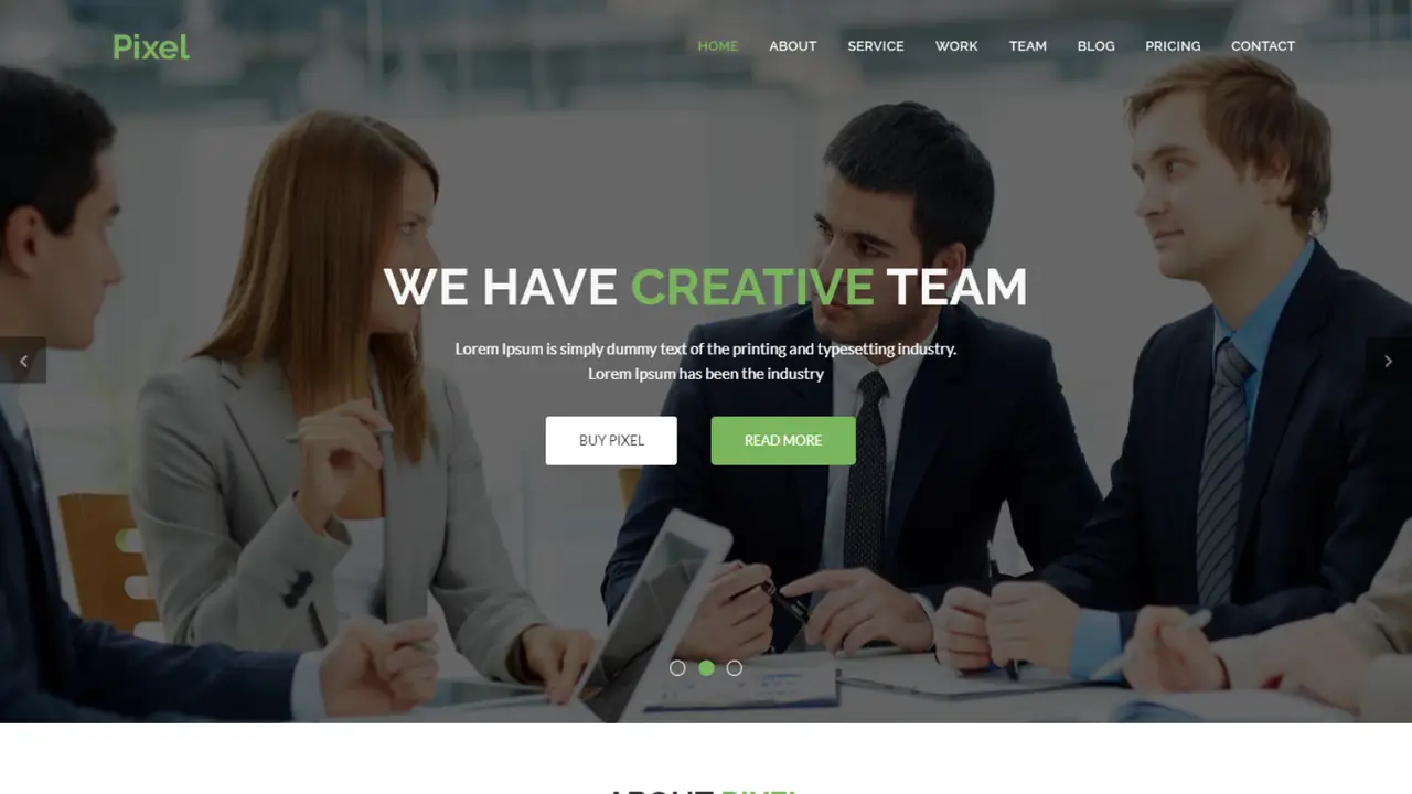 Pixel Material Design Agency HTML5 Template