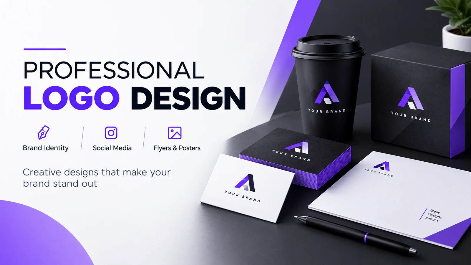Diseñador profesional de logotipos